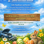 Ostergrüße & Betriebsurlaub